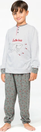 Pigiama Bambino Lungo 100% Cotone Jersey Karelpiu' 0162