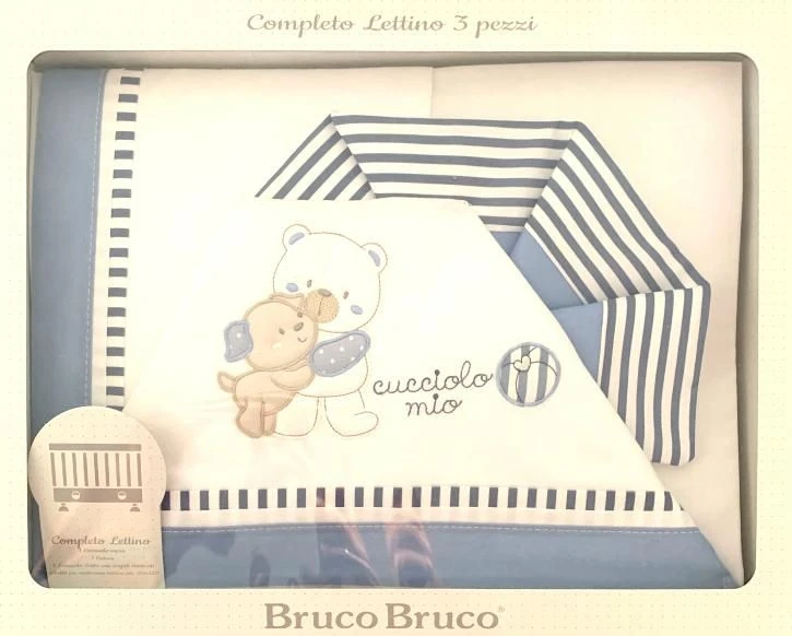 Completo Lenzuolo Lettino Bruco Bruco By Ellepi 1625 3 Completo Lenzuolo Lettino Bruco Bruco By Ellepi 1625