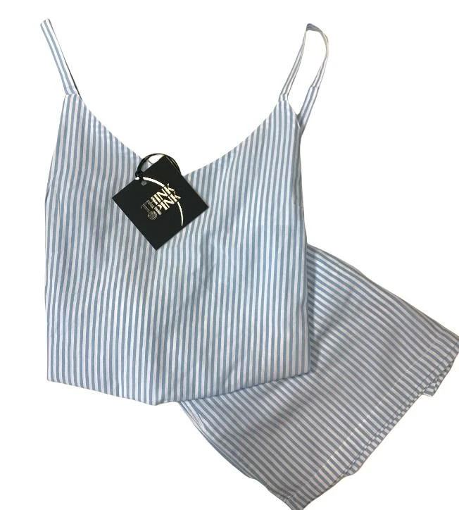 Pigiama Donna Stoffa Corto 100% Cotone THINK PINK 2021 Outlet 3 Pigiama Donna Stoffa Corto 100% Cotone THINK PINK 2021 Outlet