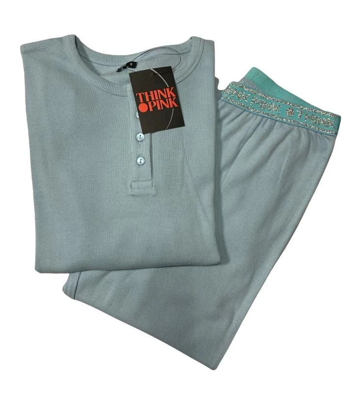 Pigiama Donna 100% Cotone Lungo THINK PINK 2022 Outlet 3 Pigiama Donna 100% Cotone Lungo THINK PINK 2022 Outlet