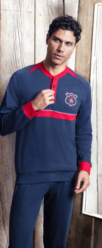 Pigiama Uomo Cotone 100% Nottingham Sport 24010 Outlet 3 Pigiama Uomo Cotone 100% Nottingham Sport 24010 Outlet