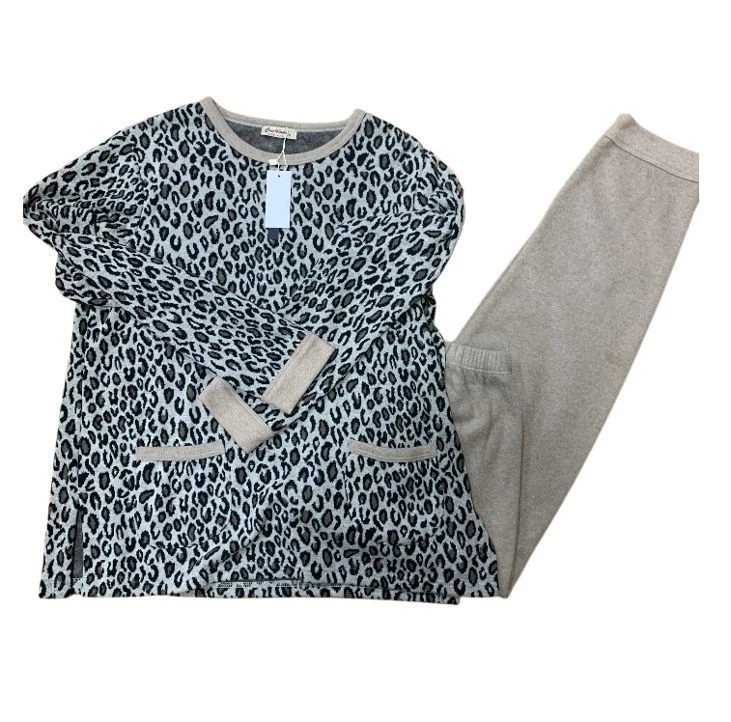 Pigiama Donna Cotone Felpato Punto Milano Coccolami 2416 Outlet 3 Pigiama Donna Cotone Felpato Punto Milano Coccolami 2416 Outlet