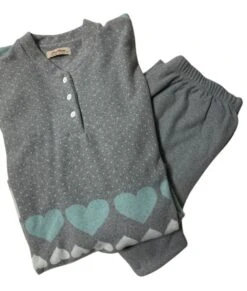 Pigiama Donna Cotone Felpato Punto Milano Coccolami 2420 Outlet