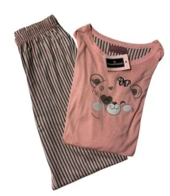 Pigiama Donna M/L100% Cotone Nazzareno Gabrielli 3030 Outlet