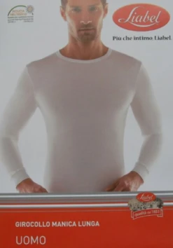 Maglia Uomo Girocollo Manica Lunga Lana E Cotone Liabel 5321 333