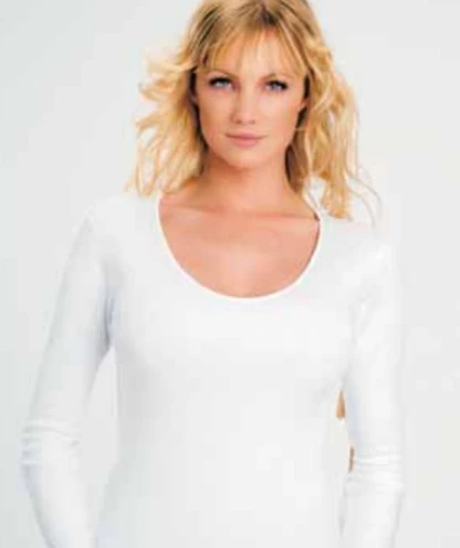 Maglia Donna Manica Lunga Cotone Felpato Ciesseti 40029 3 Maglia Donna Manica Lunga Cotone Felpato Ciesseti 40029