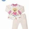 Pigiama Neonata Cotone Felpato Ellepi 4047 Prezzo Promozionale -Intimo Outlet Negozio 4047 2