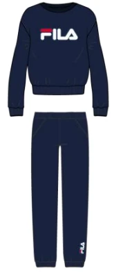 Tuta Donna Girocollo Fila 4060 Cotone Felpato Invernale