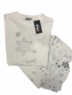 Pigiama Donna Fila 4069 Cotone Caldo Invernale -Intimo Outlet Negozio 4069 b