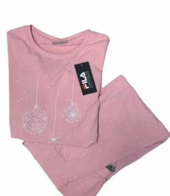 Pigiama Donna Fila 4070 Cotone Caldo Invernale -Intimo Outlet Negozio 4070 b