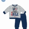Pigiama Bambino Cotone Caldo Felpato Ellepi 4077 Special Price -Intimo Outlet Negozio 4077 1