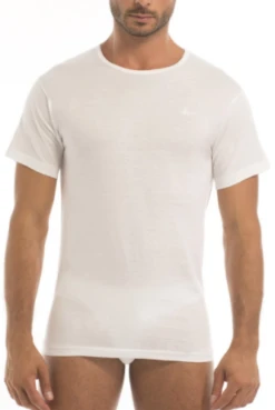 Maglia Uomo Mezza Manica Girocollo 100% Cotone Garda 044