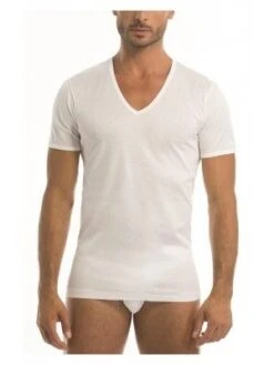 Maglia Uomo Scollo A V 100 % Cotone GARDA 046