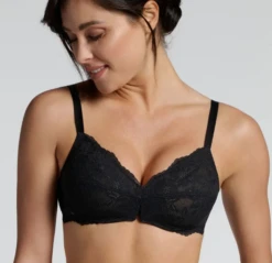 Reggiseno Coppa C Senza Ferretto Pizzo Elasticizzato Belseno Essere 490 -Intimo Outlet Negozio 490 n