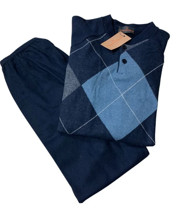 Pigiama Uomo Cotone Felpato Punto Milano Nazzareno Gabrielli 5051 3 Pigiama Uomo Cotone Felpato Punto Milano Nazzareno Gabrielli 5051