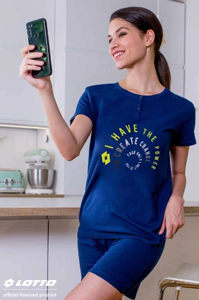 Completo Donna Corto Cotone 100% Lotto 5145 Outlet 3 Completo Donna Corto Cotone 100% Lotto 5145 Outlet