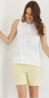 Pigiama Donna Corto Cotone Enrico Coveri 5174 Outlet 3 Pigiama Donna Corto Cotone Enrico Coveri 5174 Outlet