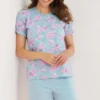 Pigiama Donna Corto Cotone Enrico Coveri 5193 Outlet -Intimo Outlet Negozio 5193