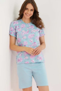 Pigiama Donna Corto Cotone Enrico Coveri 5193 Outlet