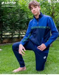 Tuta Ragazzo Cotone Garzato Lotto Sport 6025 Outlet