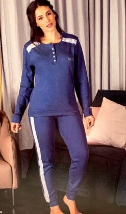 Pigiama Donna 100% Cotone Pesante Basile 673 Outlet