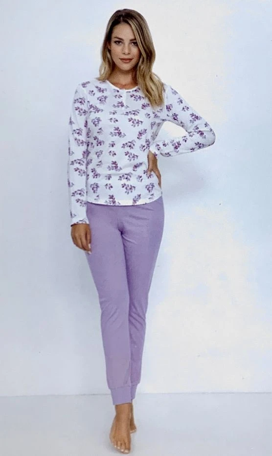 Pigiama Donna Lungo 100% Cotone Jersey Il Granchio Lady 414 3 Pigiama Donna Lungo 100% Cotone Jersey Il Granchio Lady 414