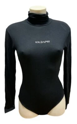 Body Donna Manica Lunga Viscosa Elasticizzata Krizia 7600 Outlet
