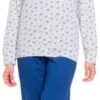 Pigiama Donna Manica Lunga 100% Cotone Karel 8047 1 Pigiama Donna Manica Lunga 100% Cotone Karel 8047 -Intimo Outlet Negozio 8047