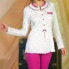 Pigiama Donna Calibrato 100% Caldo Cotone Linclalor 92826 Outlet -Intimo Outlet Negozio 92826