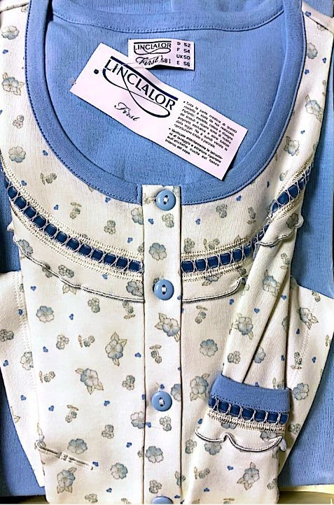 Pigiama Donna Calibrato 100% Caldo Cotone Linclalor 92826 Outlet 4 Pigiama Donna Calibrato 100% Caldo Cotone Linclalor 92826 Outlet - immagine 2