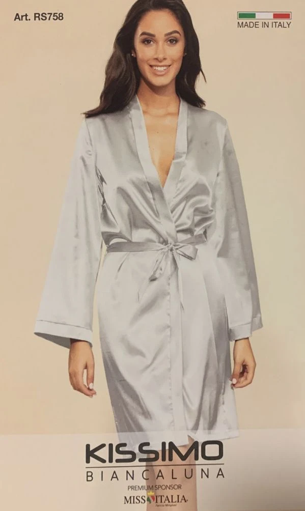 Vestaglia Donna Kimono Raso Kissimo RS758 PEZZO UNICO SCONTATISSIMO 3 Vestaglia Donna Kimono Raso Kissimo RS758 PEZZO UNICO SCONTATISSIMO