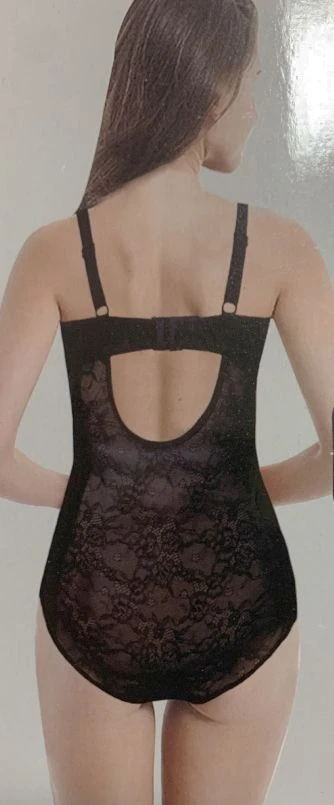 Body Donna Imbottito Pizzo E Microfibra Ouno 8512 4 Body Donna Imbottito Pizzo E Microfibra Ouno 8512 - immagine 2