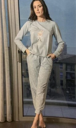 Pigiama Donna Fila 4067 Cotone Caldo Invernale 7 Pigiama Donna Fila 4067 Cotone Caldo Invernale -Intimo Outlet Negozio c4067
