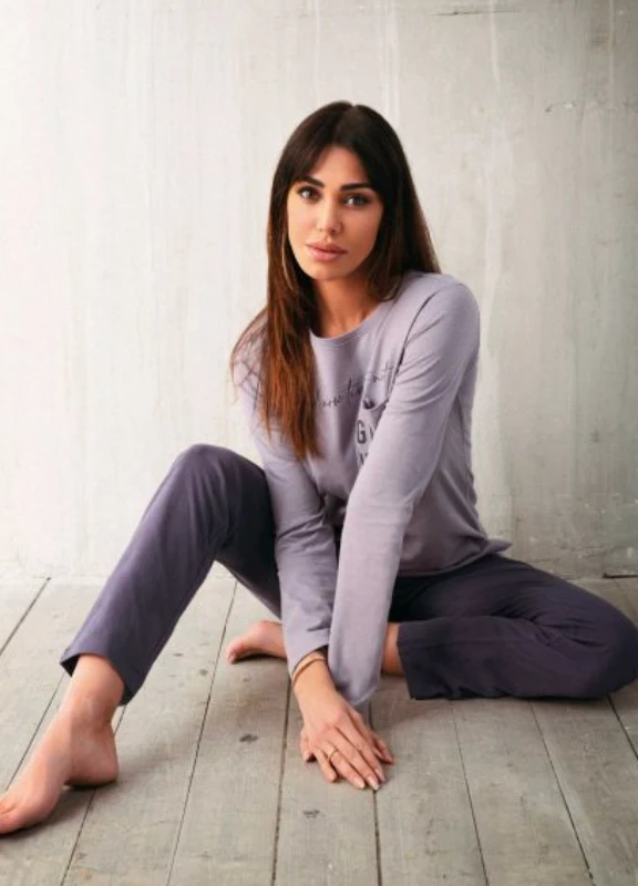 Pigiama Donna Cotone Caldo Jadea Home 5164 5 Pigiama Donna Cotone Caldo Jadea Home 5164 - immagine 3