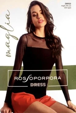 Maglia Donna Sottogiacca Manica Lunga Rossoporpora DB922 OFFERTA