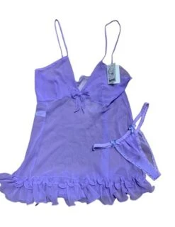 Completo Donna Sexy Tulle Babydoll Foemina Eda Outlet -Intimo Outlet Negozio eda 2 1