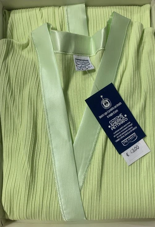 Vestaglia Donna M/L 100% COTONE Linclalor 59205 Outlet 4 Vestaglia Donna M/L 100% COTONE Linclalor 59205 Outlet - immagine 2