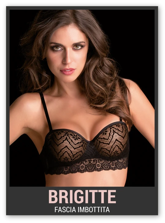 Reggiseno Balconcino Fascia Imbottita In Pizzo LoveandBra Art.Brigitte 3 Reggiseno Balconcino Fascia Imbottita In Pizzo LoveandBra Art.Brigitte