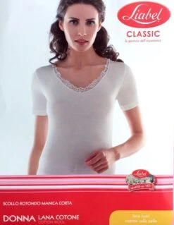 Maglia Donna Mezza Manica Lanacotone Liabel 5321 1036