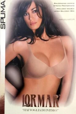 Reggiseno Balconcino Con Ferretto Doppio Strato Coppa C Lormar Spuma Outlet