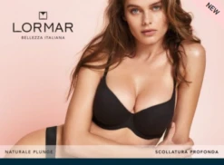 Reggiseno Balconcino Push-UP In Microfibra Lormar Plunge Naturale