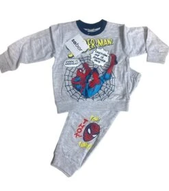 Pigiamino Neonato Lungo Cotone 100% Jersey SPIDERMAN Special Price
