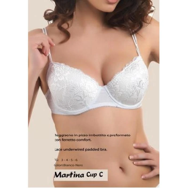 Reggiseno Balconcino Imbottitura Leggera Coppa C Aris Martina 4 Reggiseno Balconcino Imbottitura Leggera Coppa C Aris Martina - immagine 2