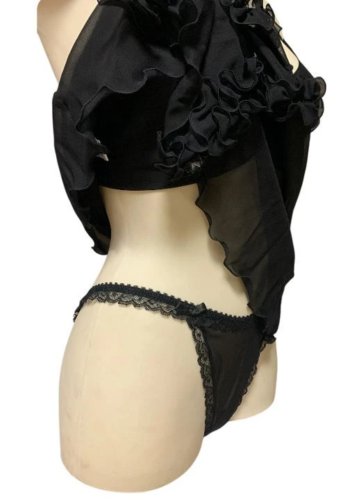 Completo Donna Tulle Sexy Babydoll Foemina Rosita Outlet 4 Completo Donna Tulle Sexy Babydoll Foemina Rosita Outlet - immagine 2