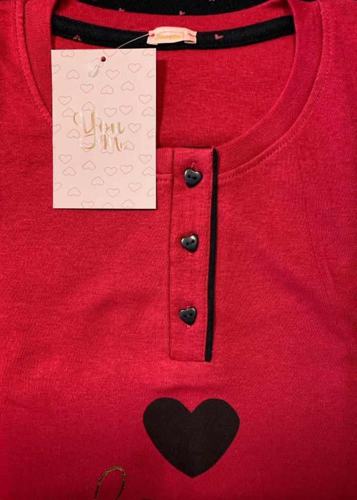 Pigiama Donna 100% Cotone Caldo Invernale You&me 270 4 Pigiama Donna 100% Cotone Caldo Invernale You&me 270 - immagine 2