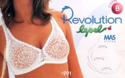 Reggiseno In Pizzo Preformato Lepel 291 Coppa B-C Fine Serie Outlet